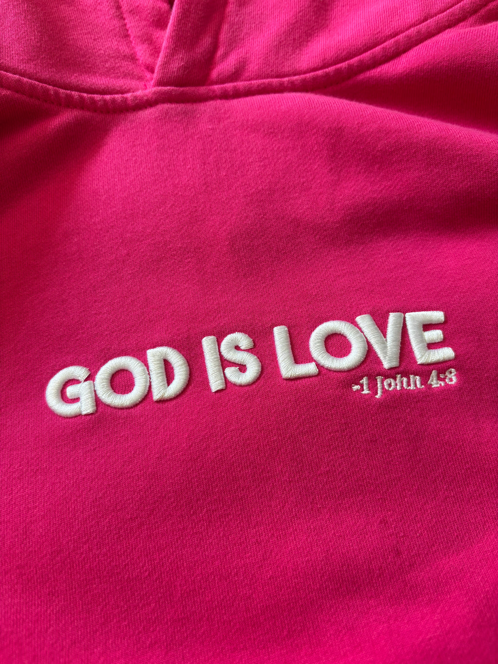 God Is Love Hoodie (Pink)