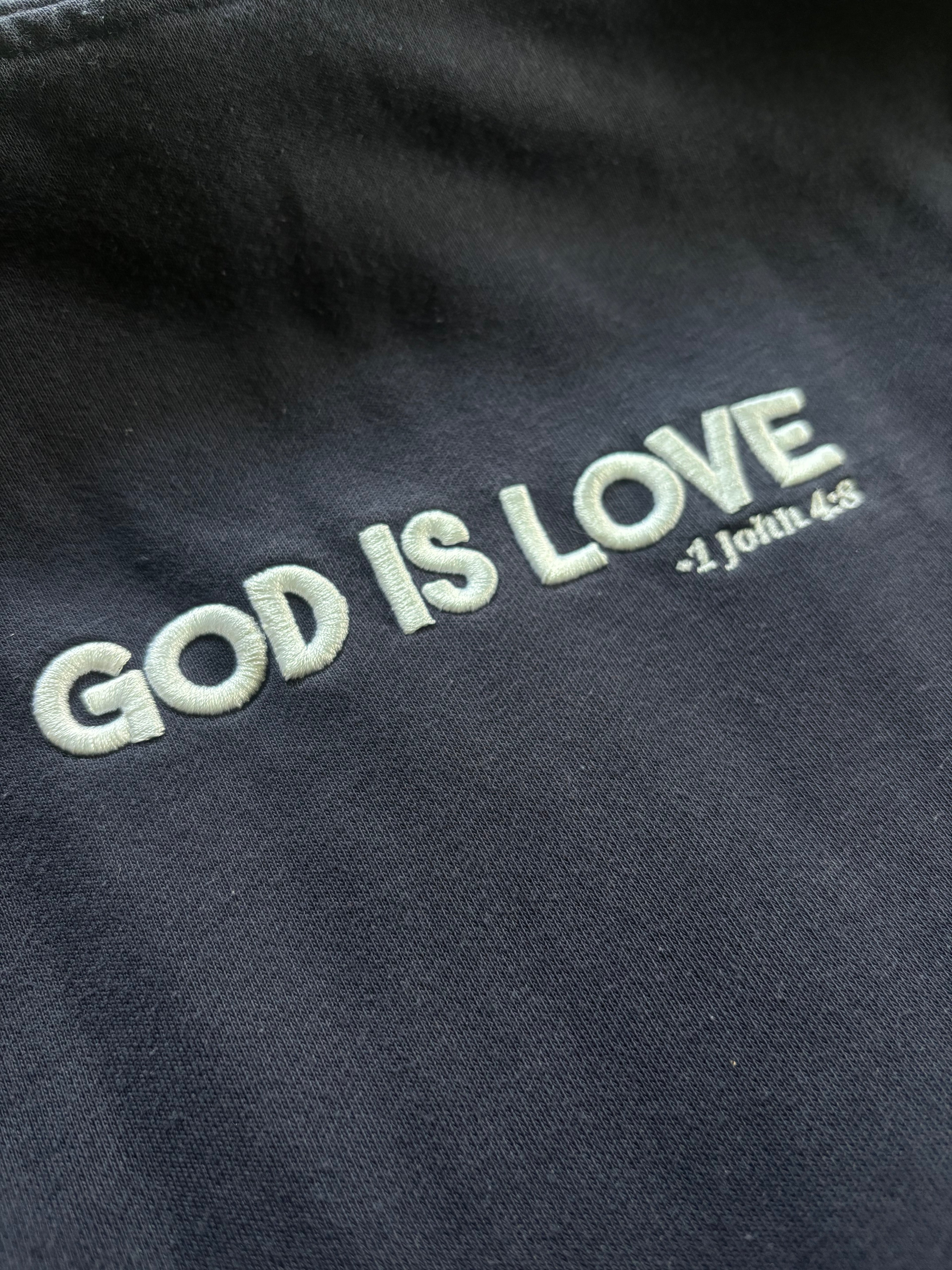 God Is Love Hoodie (Navy)