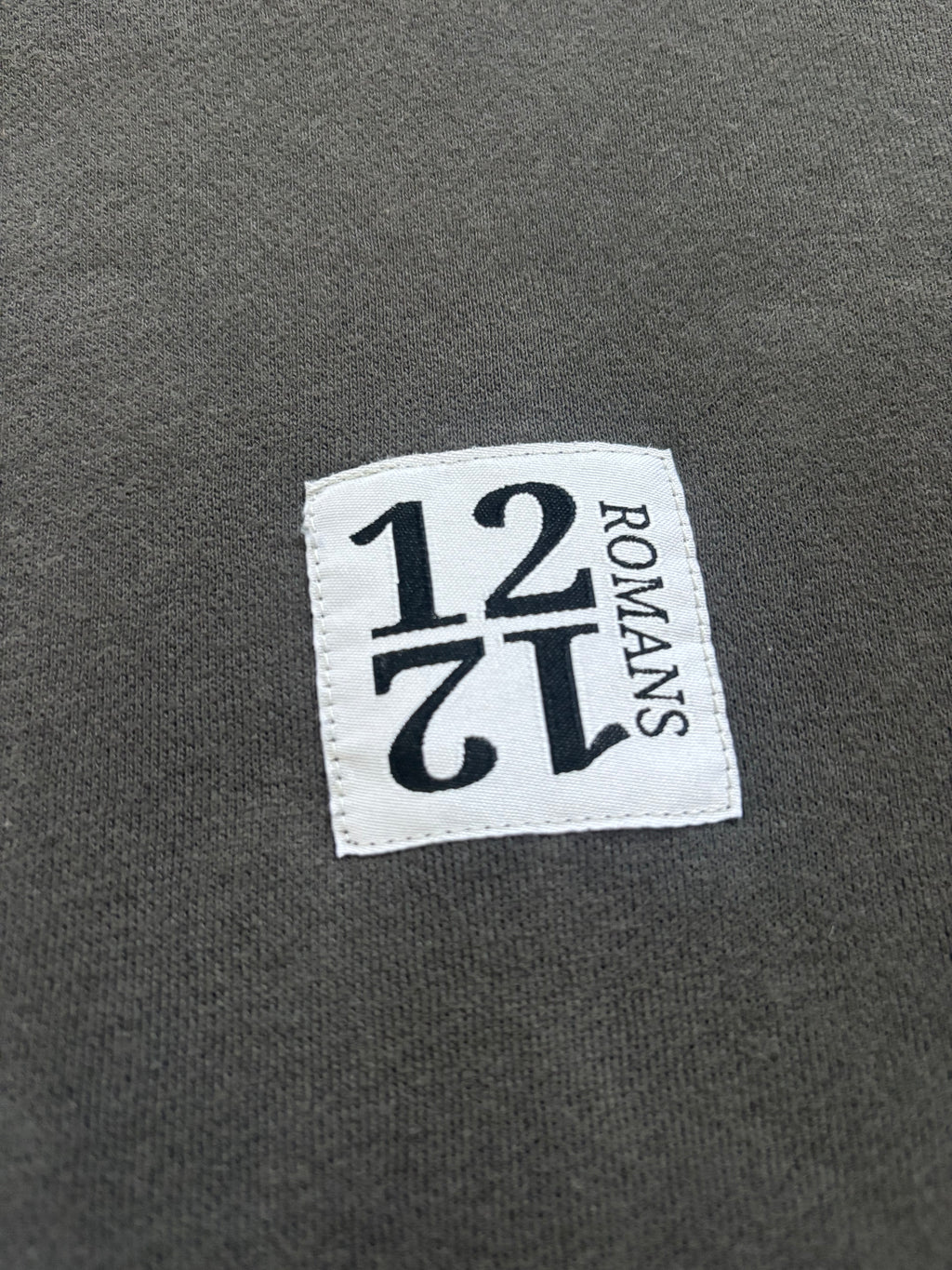 Romans 12:12 Hoodie (Grey)